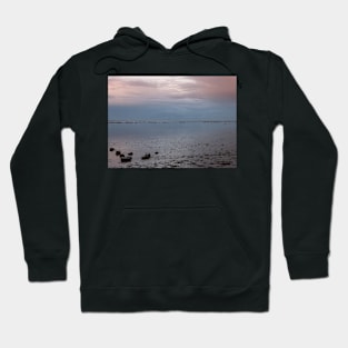 Rocks and sea breakers off the Frisian coast, Netherlands Hoodie